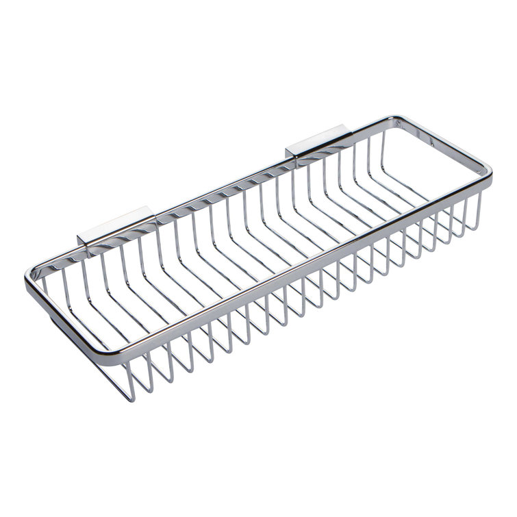 Ginger Hotelier Drill & Screw Mount Shower Basket & Reviews Wayfair